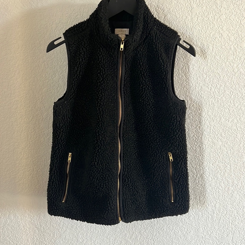 J.Crew Sherpa vest